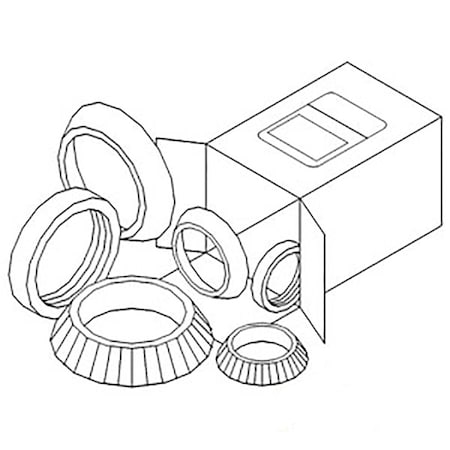 Aftermarket New Bearing Kit Fits Allis Chalmers Compact Tractor Models 5030 Plus WBKAC7
